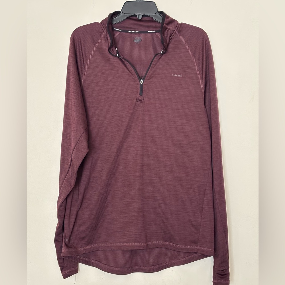 Burgundy Half-Zip Men’s Jacket